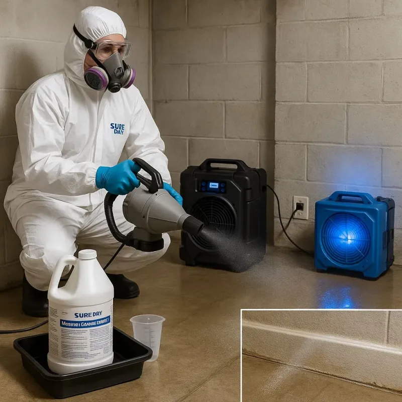 Sanitization and Odor Removal process in Alderson, WV