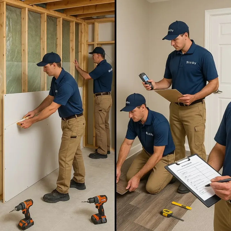 Repairs and Reconstruction process in Alderson, WV