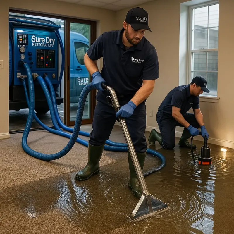 Water Extraction and Removal process in Alderson, WV
